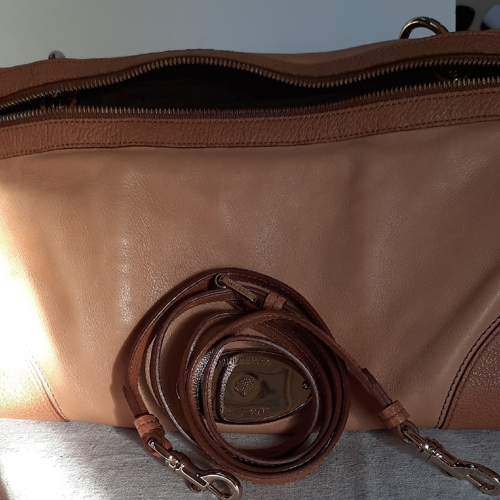 Mulberry Chic Tan Leather 3 Way Bag. East/West Bag. - Picture 7 of 13